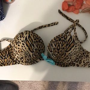 Victoria’s Secret Cheetah Design Swim Top